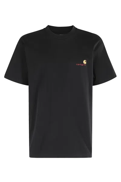 Carhartt American Script T-shirt In Black