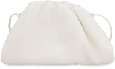 Bottega Veneta Leather Mini Pouch In White