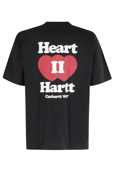 Carhartt Wip Heart Ii Cotton T-shirt In Black