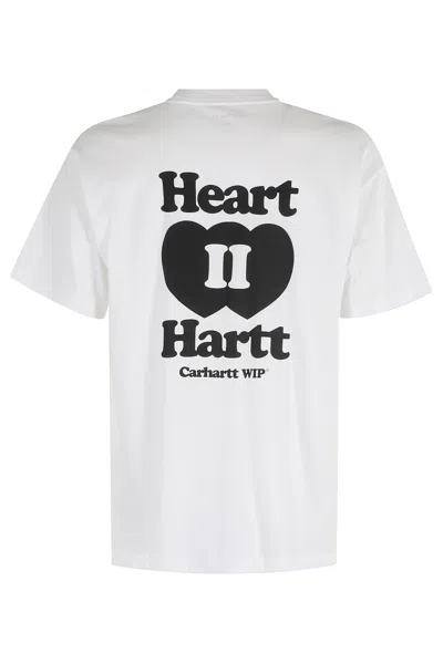 Carhartt Heart Ii Hartt T-shirt In White