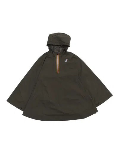 K-way P. Le Vrai 4.0 Morgan Poncho Jacket In Black