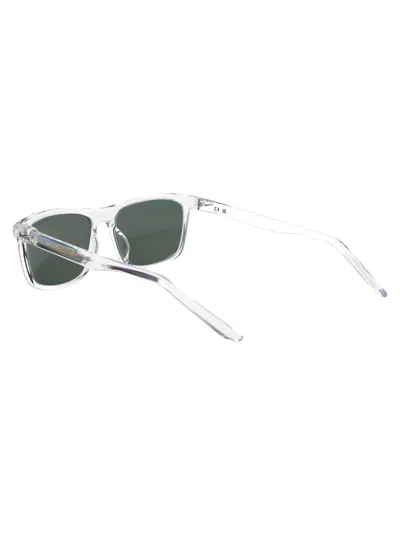 Nike Embar 56mm Polarized Square Sunglasses In White