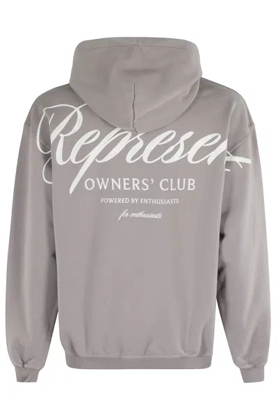 Represent Owners Club Hoodie In Gray