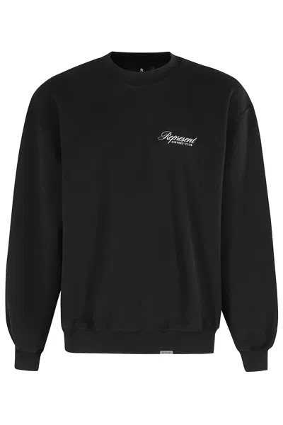Represent "owners Club Script" Sweatshirt In Black
