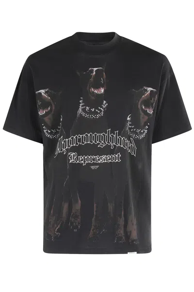 Represent Men's Thoroughbred T-shirt In Black