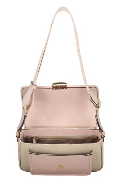 Michael Kors Medium Bradshaw Shoulder Bag In White