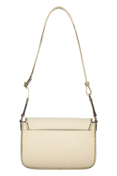Michael Kors Bradshaw Metallic-panel Flap Shoulder Bag In White