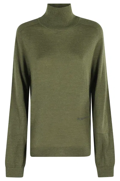 Jw Anderson J. W. Anderson Turtleneck Jumper In Green