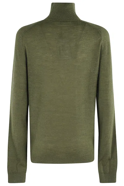 Jw Anderson J. W. Anderson Turtleneck Jumper In Green