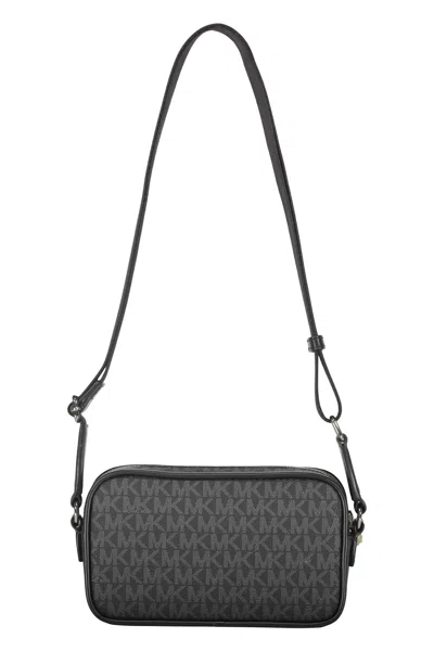 Michael Kors Bradshaw Extra-small Signature Logo Camera Crossbody In Black