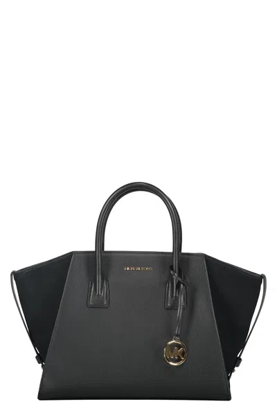 Michael Kors Leather Bag In Black