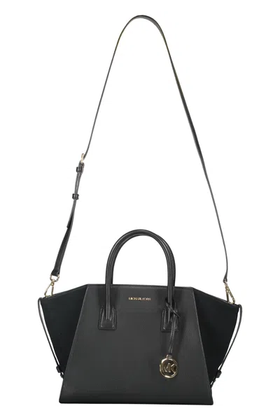 Michael Kors Leather Bag In Black