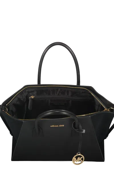 Michael Kors Leather Bag In Black