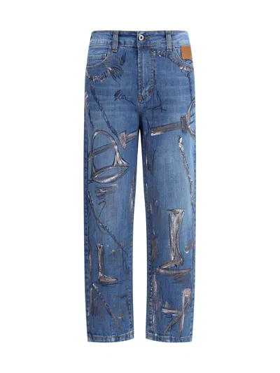 Ella Carota Jeans In Blue
