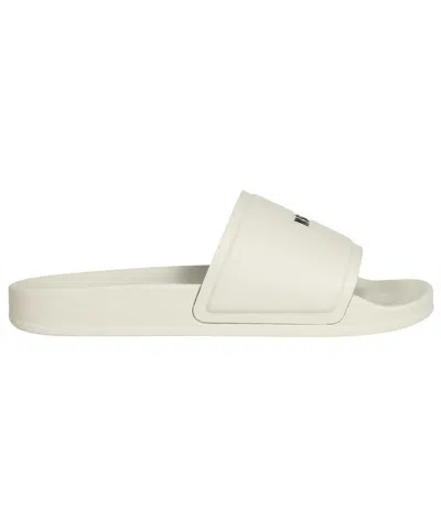 Msgm Woman Sandals Ivory Size 7 Textile Fibers In White