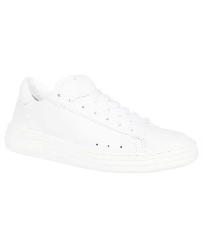 Msgm Round-headed Low-top Casual Shoes In White