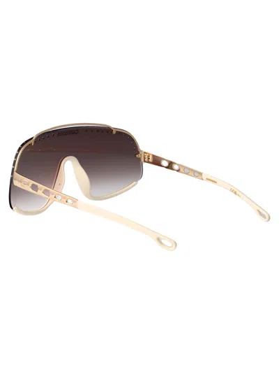 Carrera Gold Ivory Metal Sunglasses In Brown