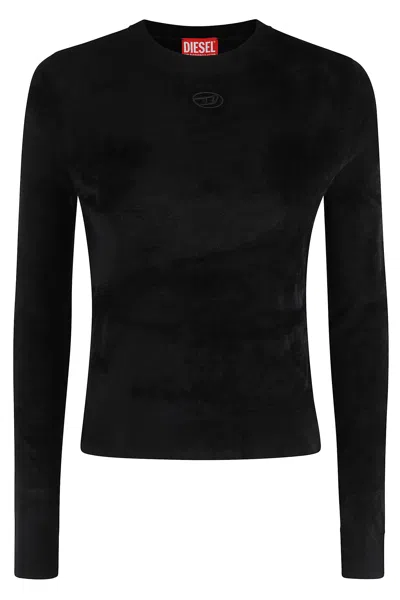 Diesel M-areesax Sweater In Black