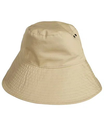 Weekend Max Mara Visible-stitching Bucket Hat In Sand