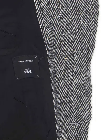 Tagliatore Caitlyn Virgin Wool Blend Maxi Coat In Gray