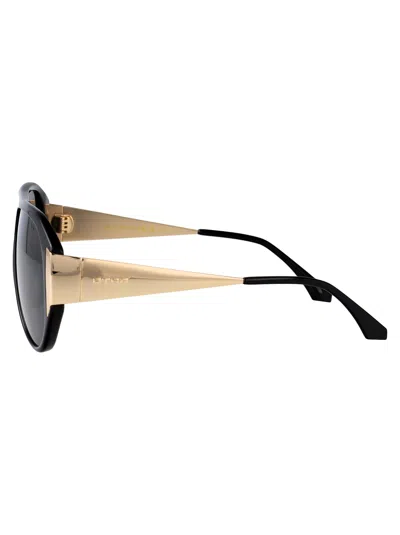 Etro Black Acetate Sunglasses In Black