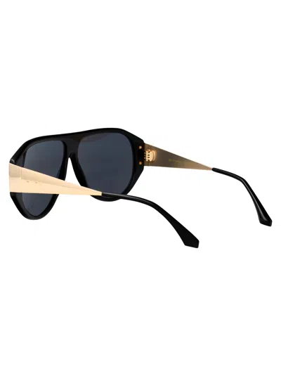 Etro Black Acetate Sunglasses In Black