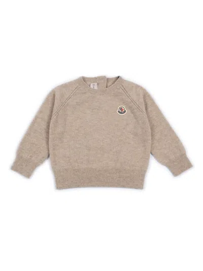Moncler Crewneck In Brown