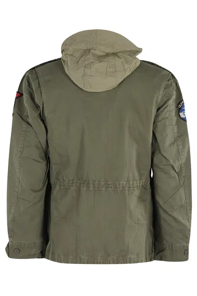 Polo Ralph Lauren The Iconic Military Jacket With Logo In Green