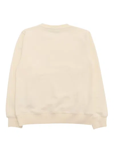 Golden Goose Journey/ Unisex Crewneck Regular Sweatshirt/ Blend Cotton Fleece With Multicolour Print In Neutral