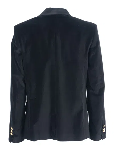 Balmain Suit Jacket In Blue