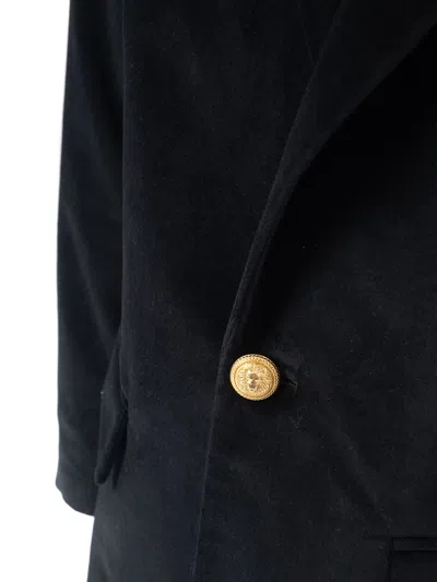 Balmain Suit Jacket In Blue
