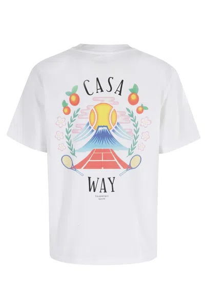 Casablanca Regular Fit T-shirt In White