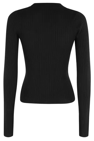 Herskind Finn Knit Blouse In Black