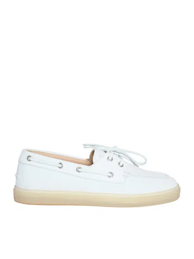 Copenhagen Woman Nabuc Loafer In White