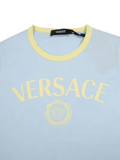 Versace T-shirt In Blue