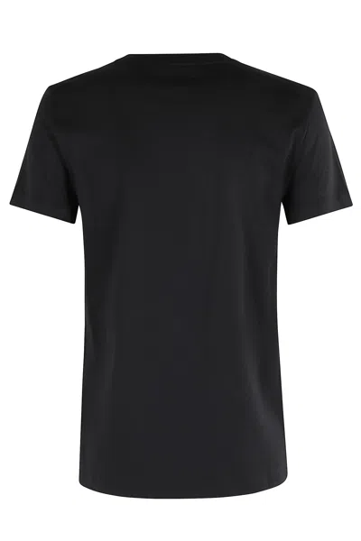 Max Mara Logo T-shirt In Black
