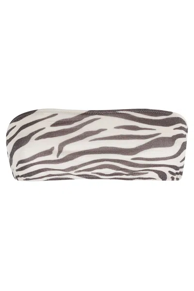 Mc2 Saint Barth Bandeau Bikini Top In Multi