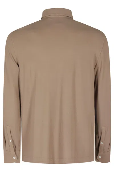 Drumohr Ice ml Polo In Brown