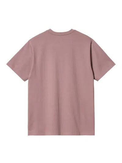 Carhartt Hudson Pocket T-shirt In Pink