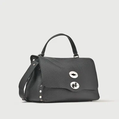 Zanellato Cross-body Bag With Top Handle And Strap In Black
