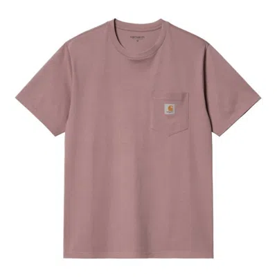 Carhartt Hudson Pocket T-shirt In Pink