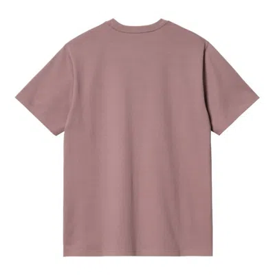 Carhartt Hudson Pocket T-shirt In Pink