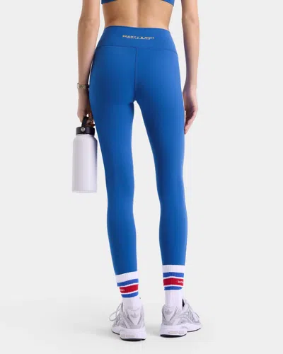 Sporty &amp; Rich Bold Health Legging In Blue