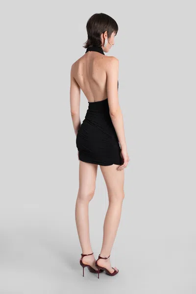 The Andamane Stella Mini Mini Dress In Black