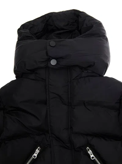 Mm6 Maison Margiela Kids Jacket With Numbers Print In Black