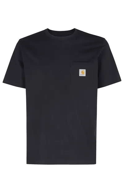 Carhartt S/s Pocket T-shirt In Black