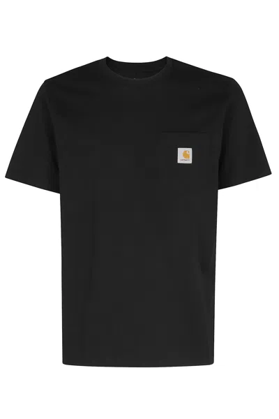 Carhartt S/s Pocket T-shirt In Black