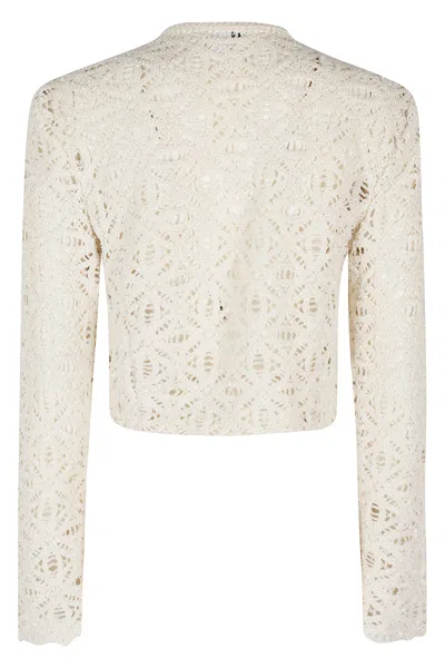 Sabina Musayev Long-sleeve Sweater In Neutral