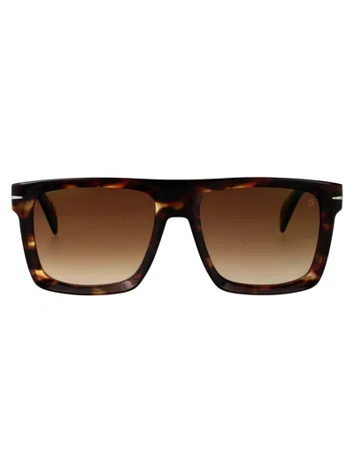 Db Eyewear By David Beckham Db 7134/s Sunglasses In Brown