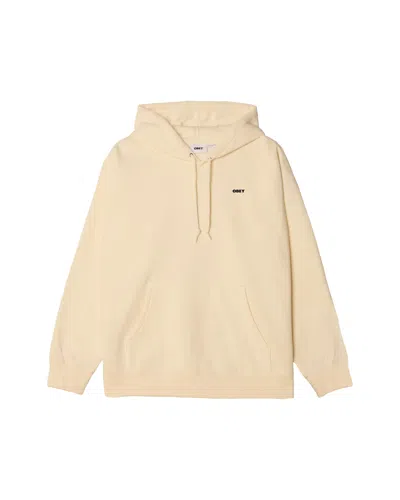 Obey Icon Stencil Flame Fleece In Neutral